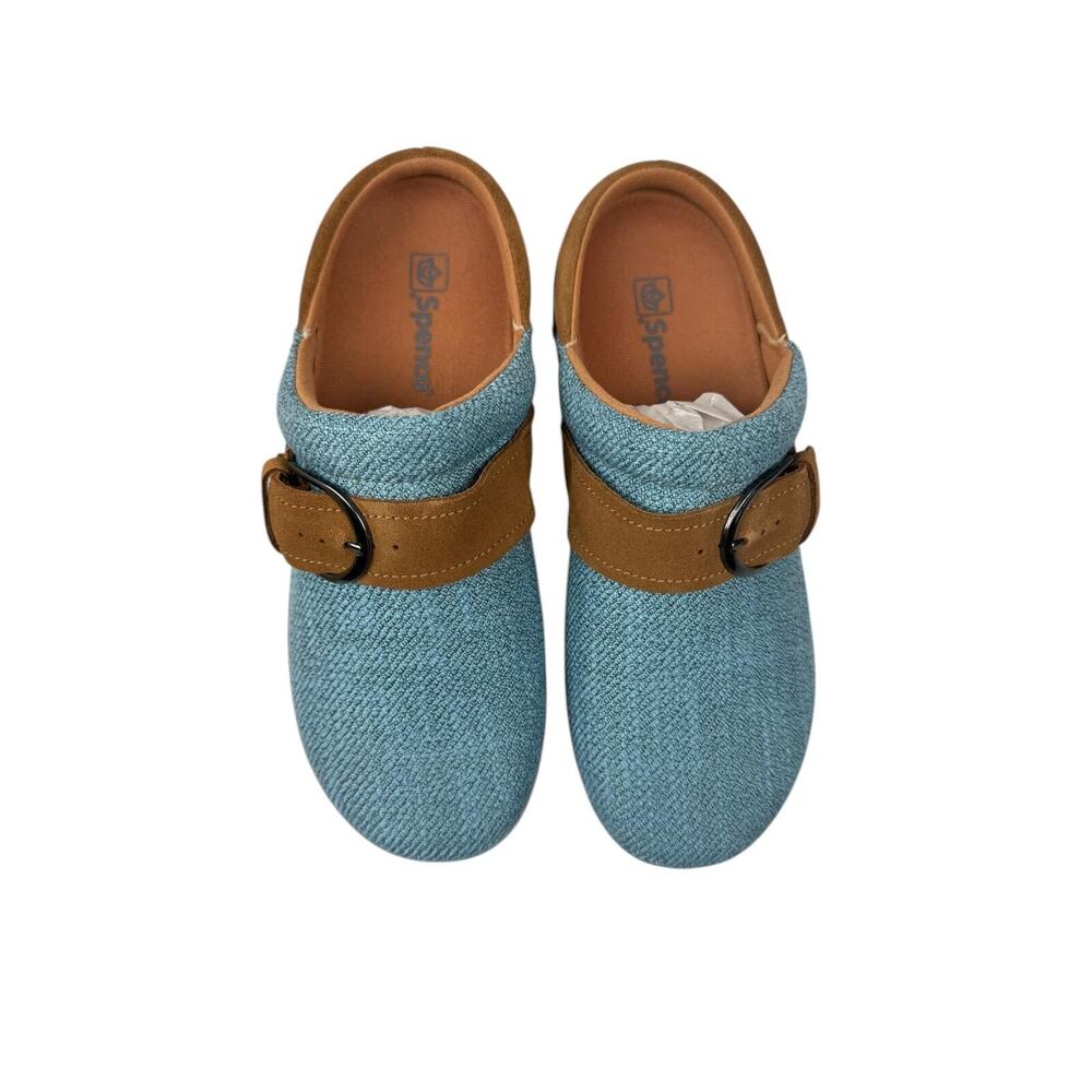 Waco‎ Shoe Company Spenco Women's Aria Clog, Blue, 8 - Picture 6 of 8